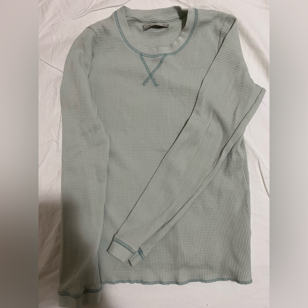 Everlane Long Sleeve Waffle Shirt